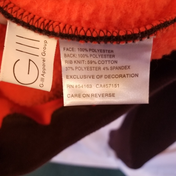 Cleveland Browns G-III Sports by Carl Banks Field Goal Full-Zip Jacket - Small - Picture 3 of 5